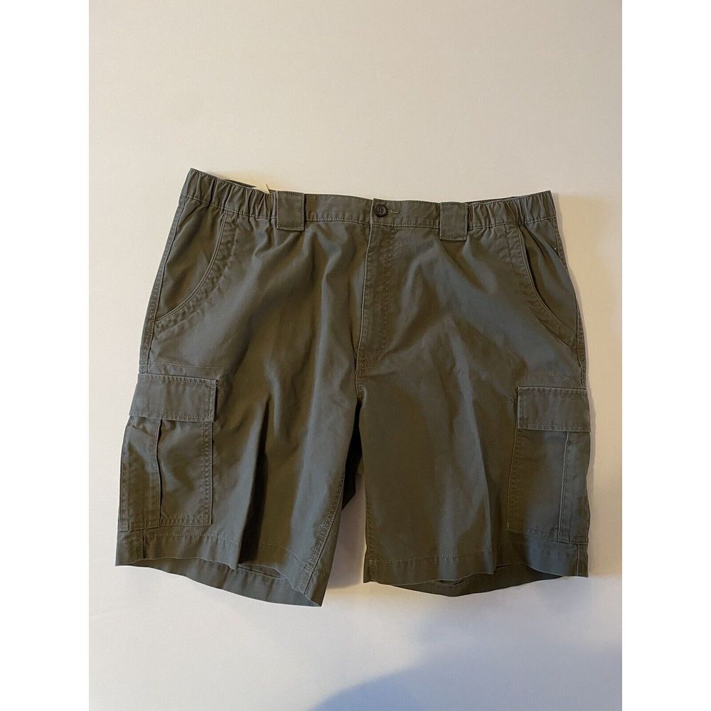 Savane Men's‎ Brown Green Cargo Shorts 40